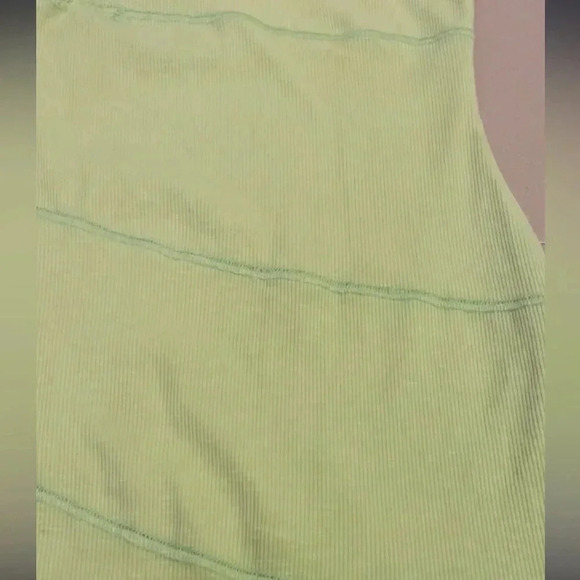 VIBRANT GREEN SEE YOU MONDAY STRAPLESS RIBBED MIDI DRESS SIZE LARGE - Picture 6 of 13